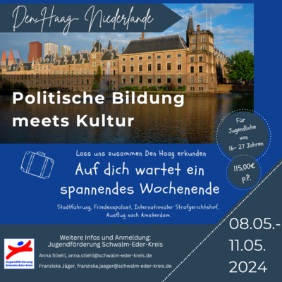 Jugendförderung Kultur-Fahrt nach Den Haag