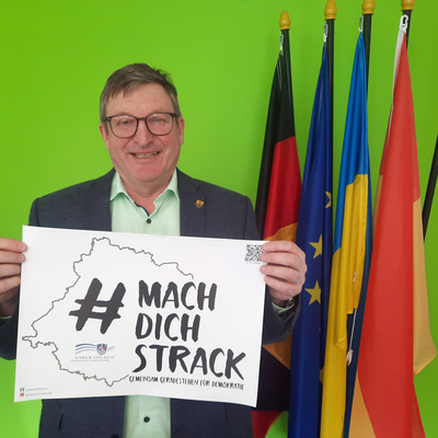 Mach Dich strack Frank Grunewald, Bürgermeister Stadt Niedenstein