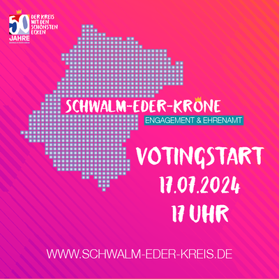 Votingstart Schwalm-Eder-Krone Engagement und Ehrenamt