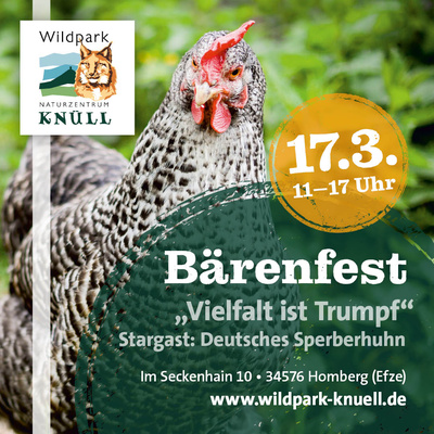 Foto zur Pressemeldung "Bärenfest im Wildpark Knüll 2024"